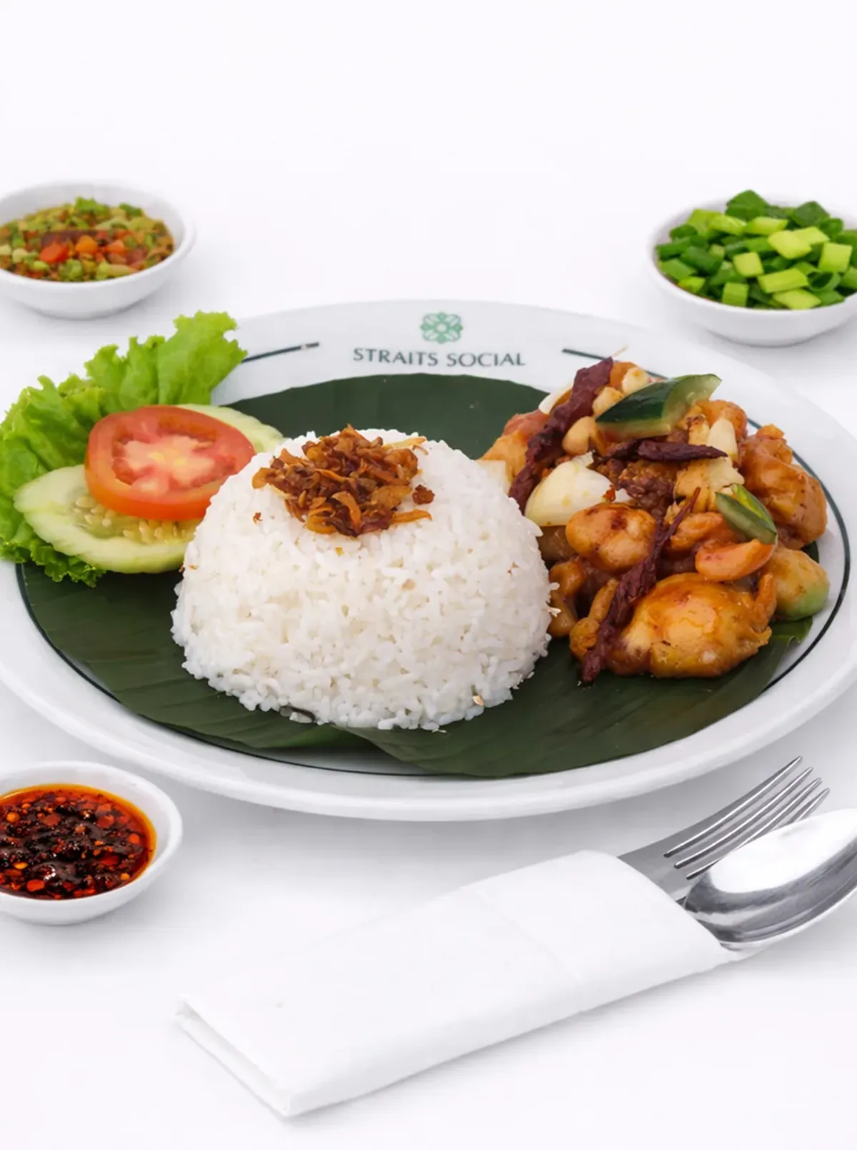 Kung Pao Chicken Rice at Straits Social